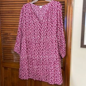 Gap long sleeve babydoll dress